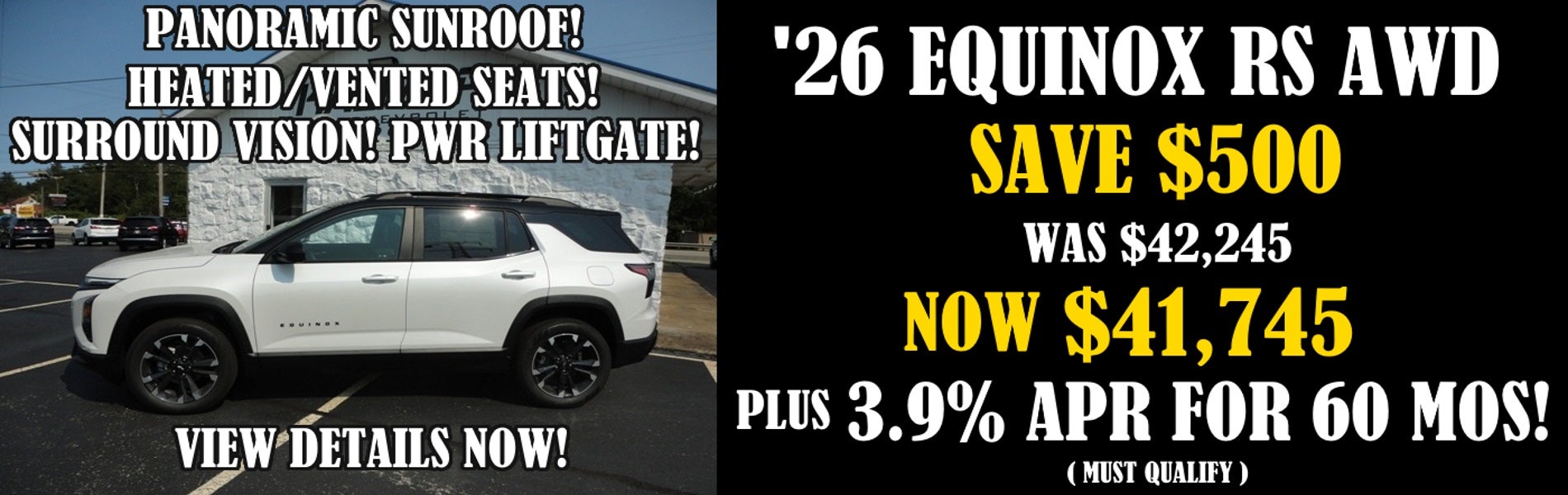 2026 Chevy Equinox RS Awd