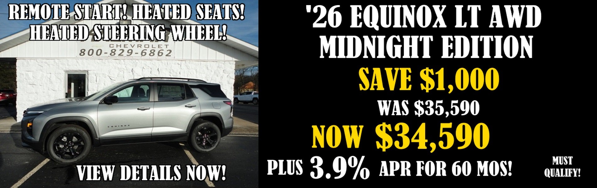 2026 Chevy Equinox LT Awd Midnight Edition