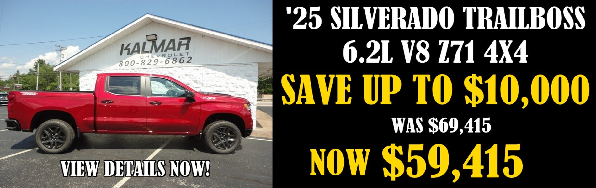 2025 Chevy Silverado 1500 Crewcab Trailboss LT V8 Z71 4x4!