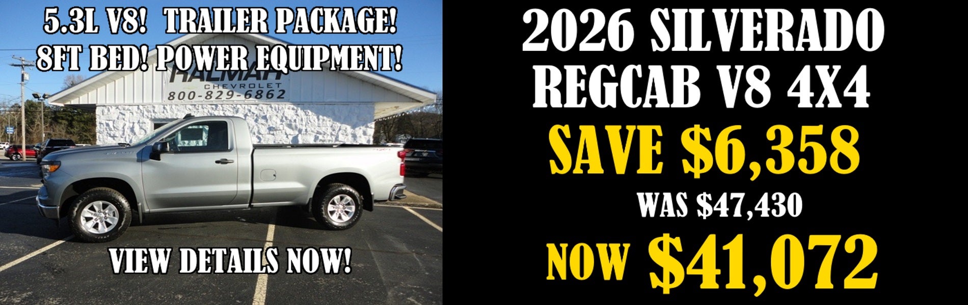 2026 Chevy Silverado 1500 Regcab V8 4x4