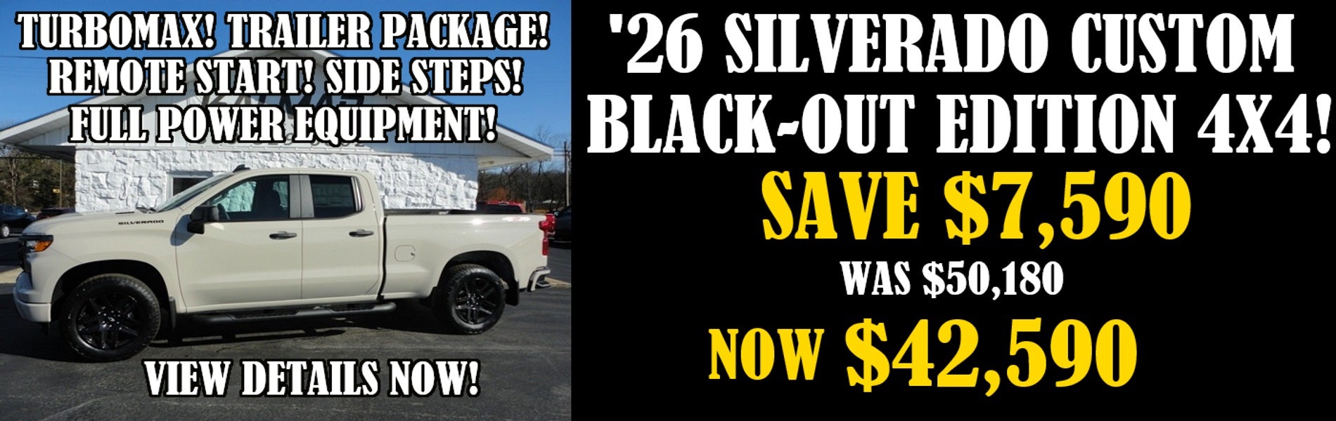 2026 Silverado 1500 Doublecab Custom 4x4