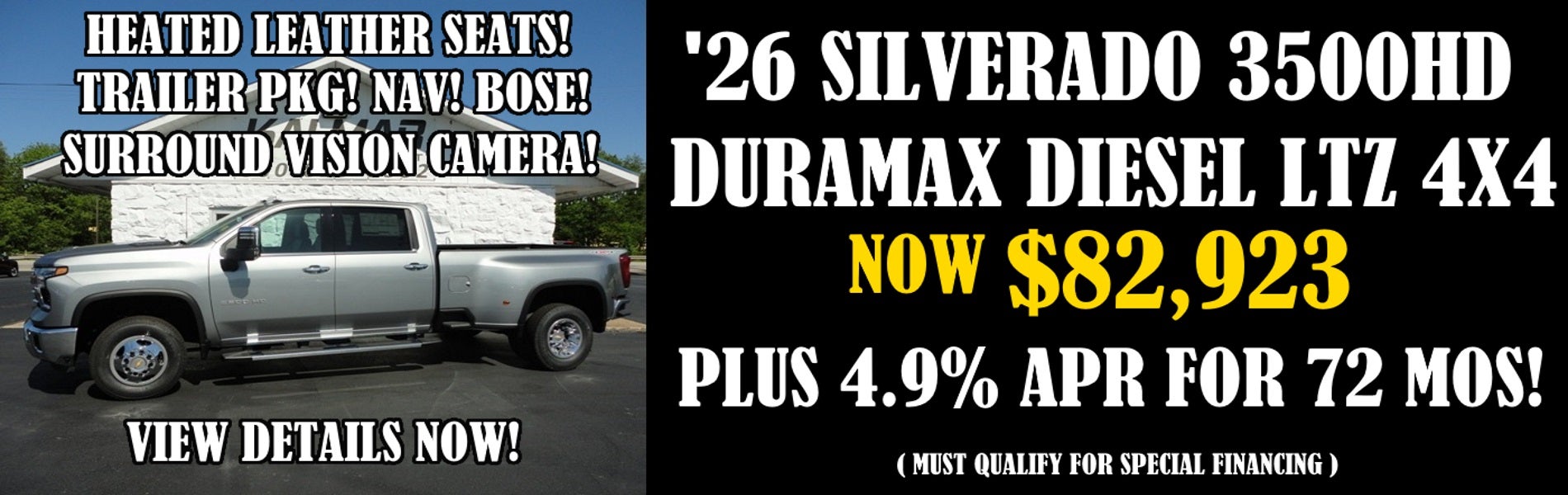 2026 Chevy Silverado 3500HD Dually Duramax Diesel LTZ 4x4