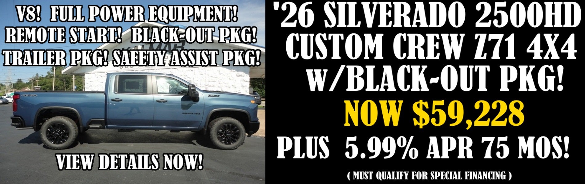 2026 Chevy Silverado 2500HD Custom Crew 4x4