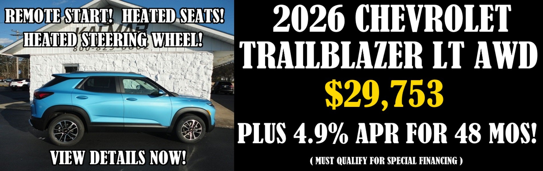 2026 Chevy Trailblazer LT Awd