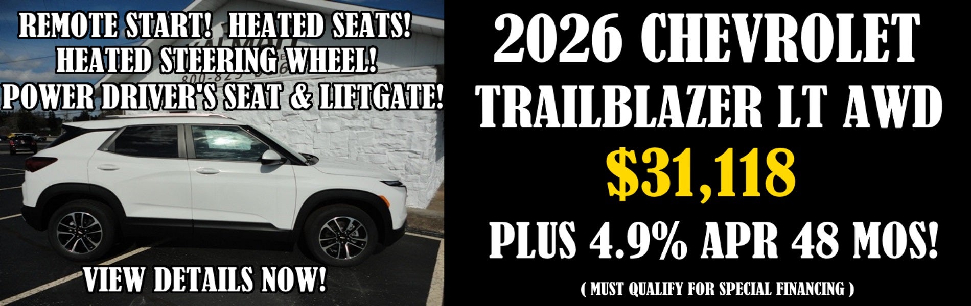 2026 Chevy Trailblazer LT Awd