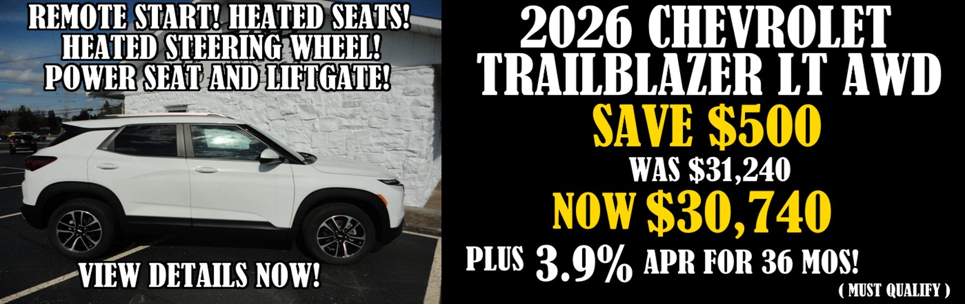 2026 Chevy Trailblazer LT Awd