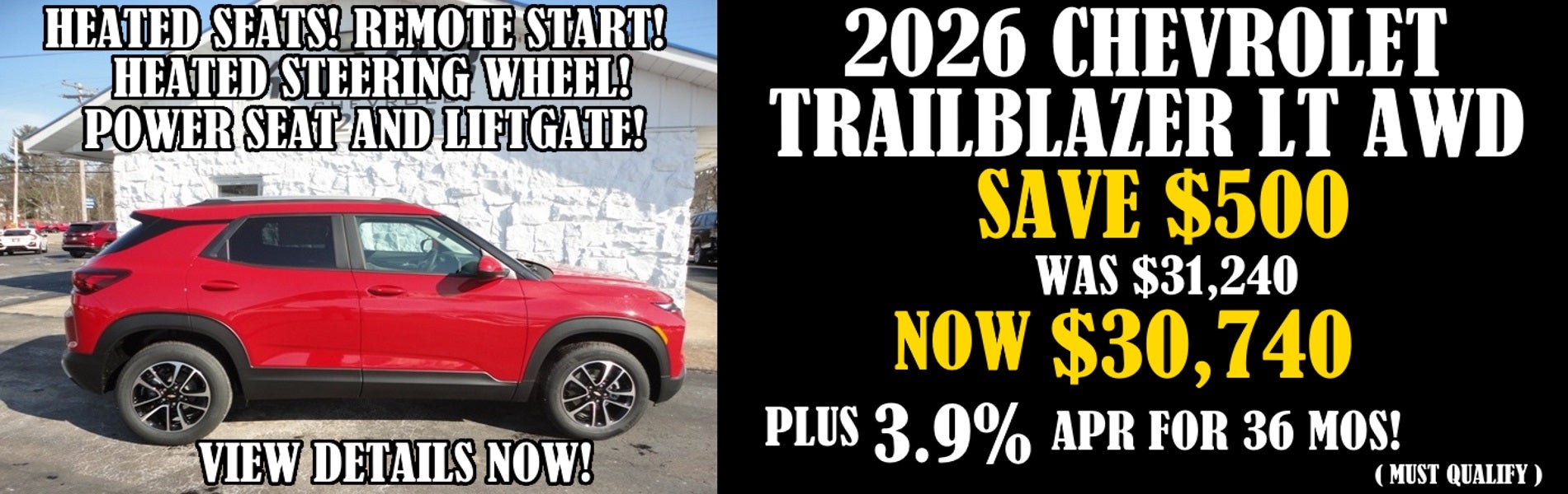 2026 Chevy Trailblazer LT Awd
