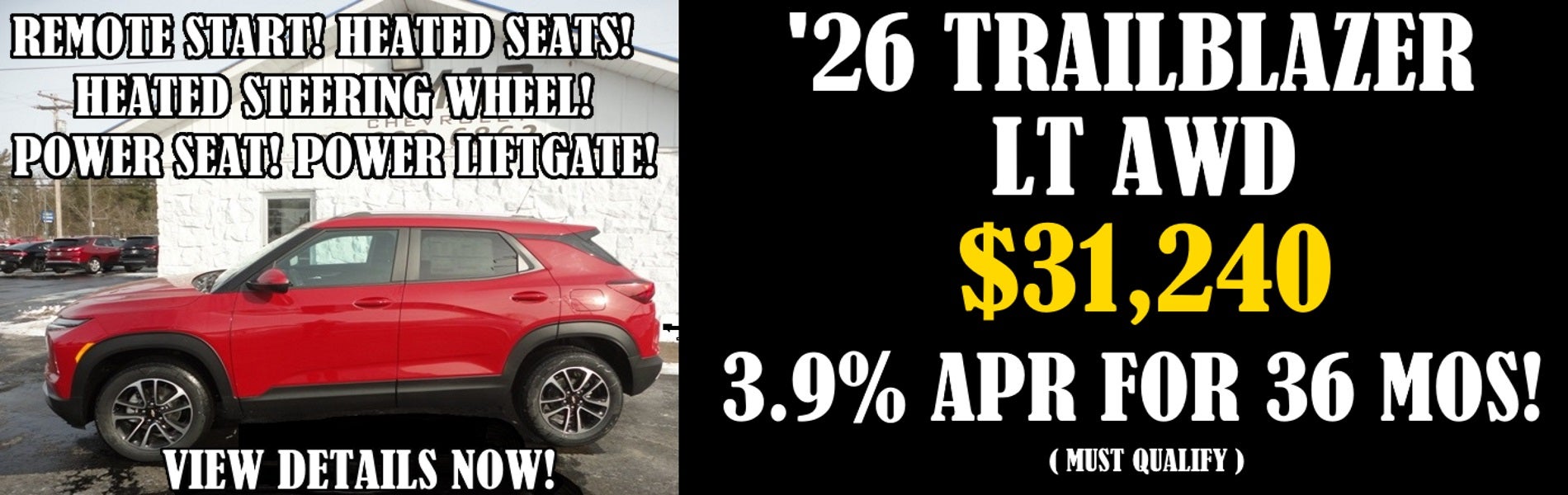 2026 Chevy Trailblazer LT Awd