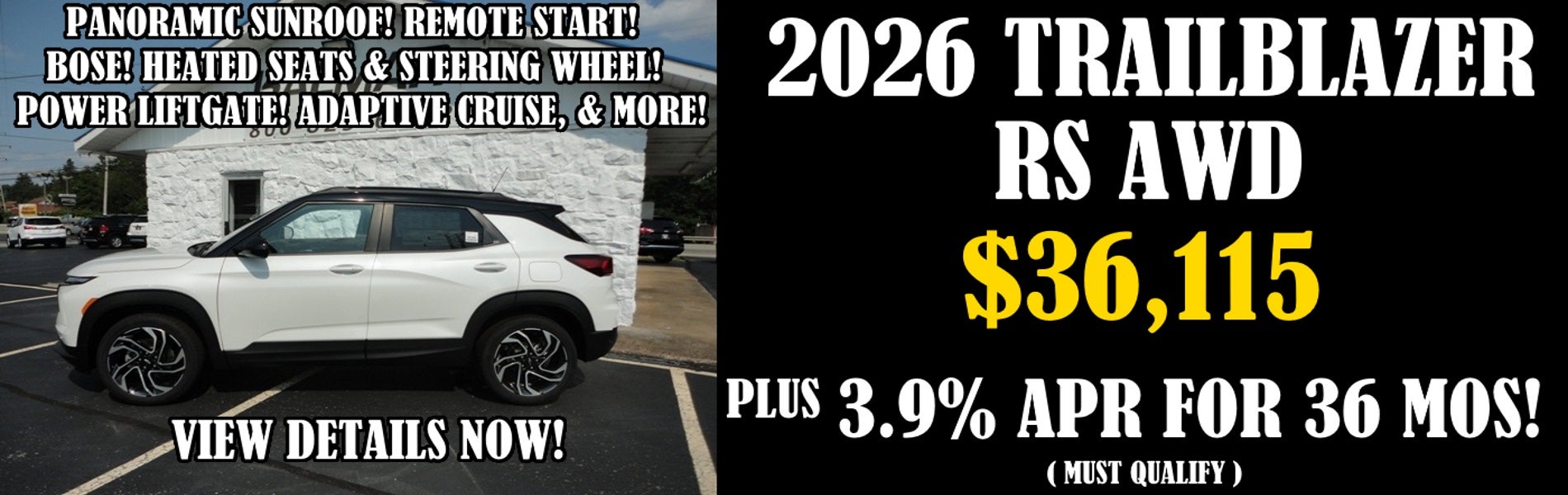 2026 Chevy Trailblazer RS Awd