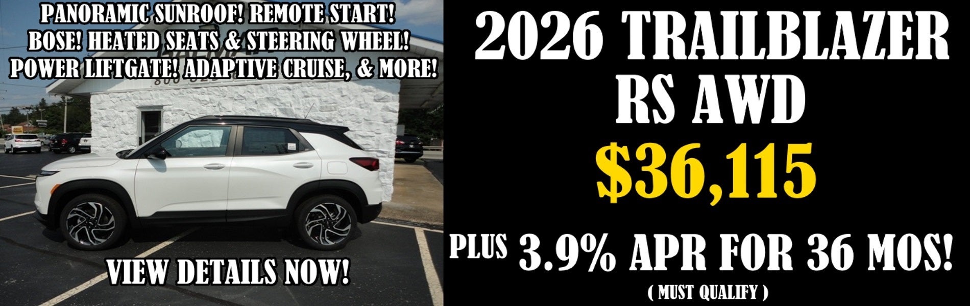 2026 Chevy Trailblazer RS Awd