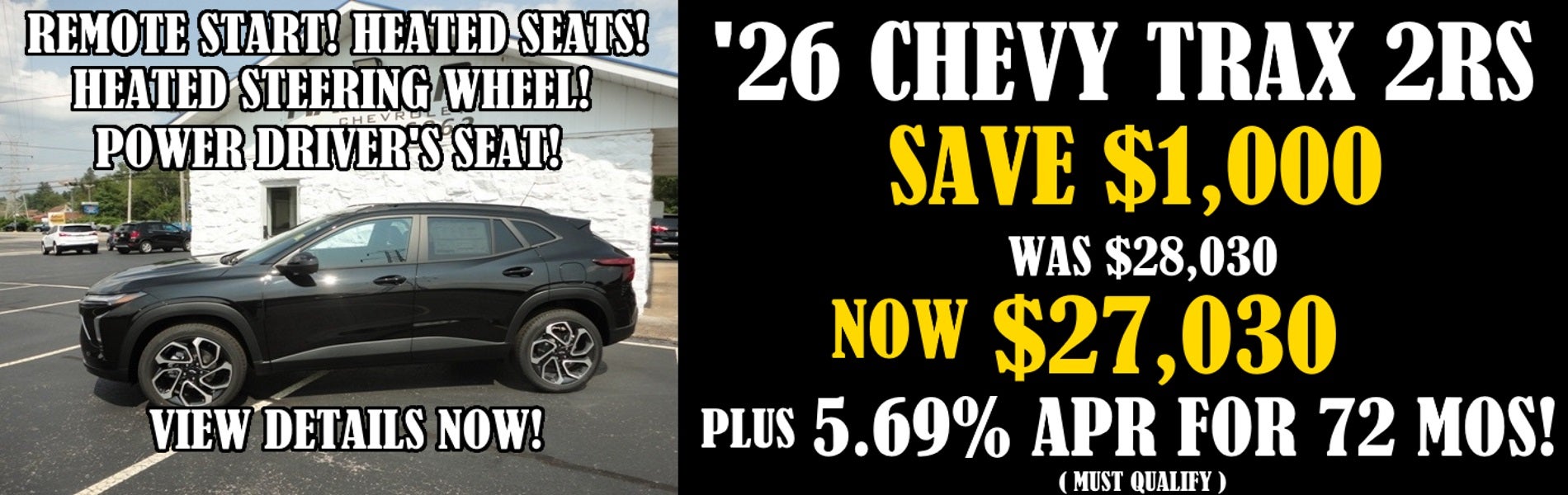 2026 Chevy Trax 2RS