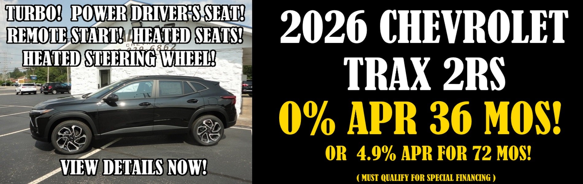 2026 Chevy Trax 2RS
