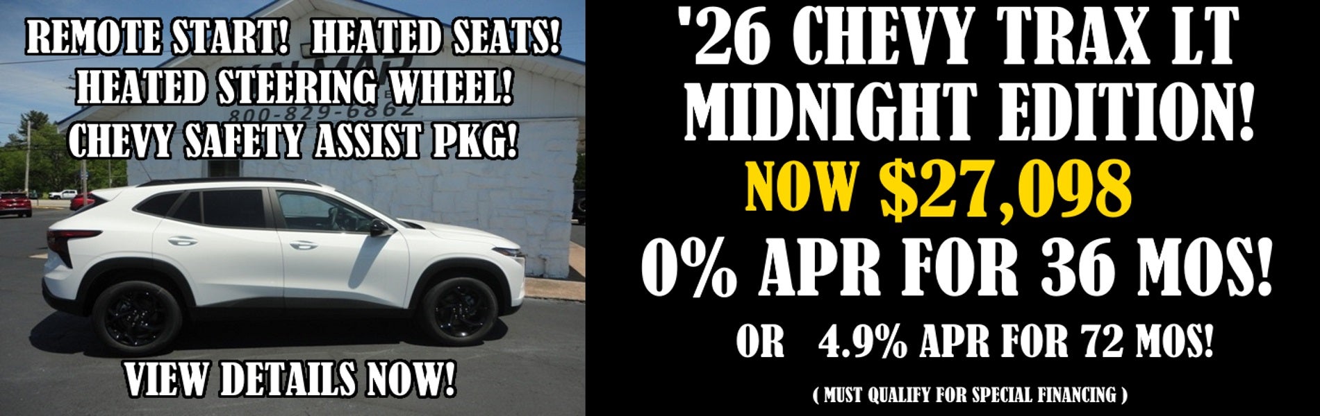 2026 Chevy Trax LT Midnight Edition