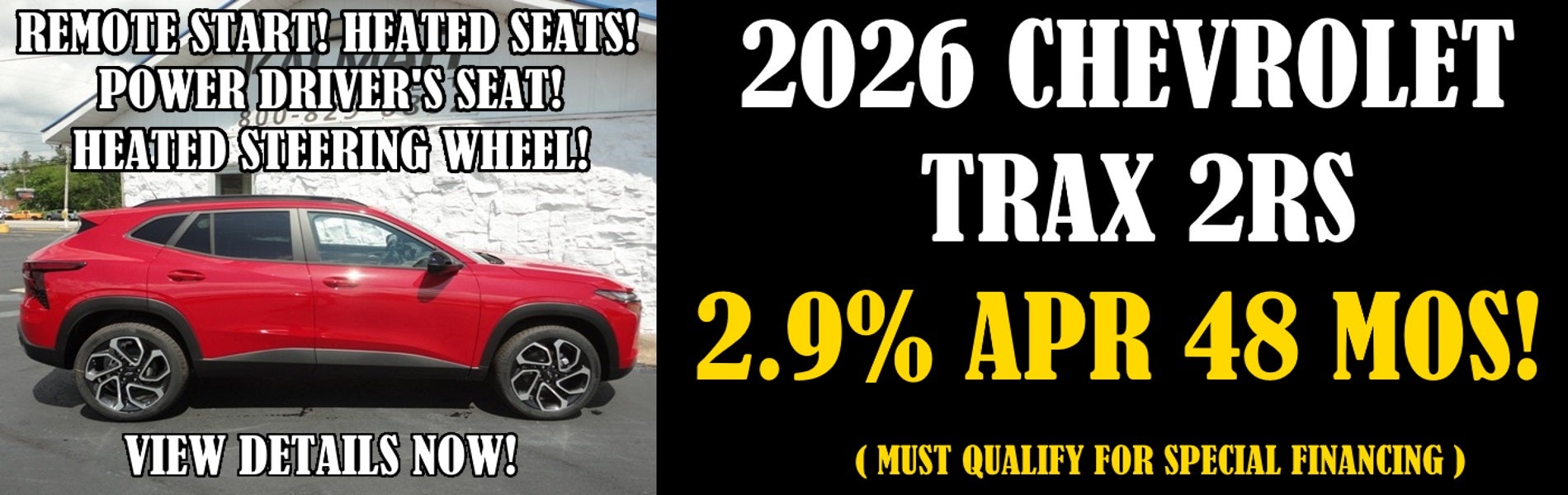 2026 Chevy Trax 2RS
