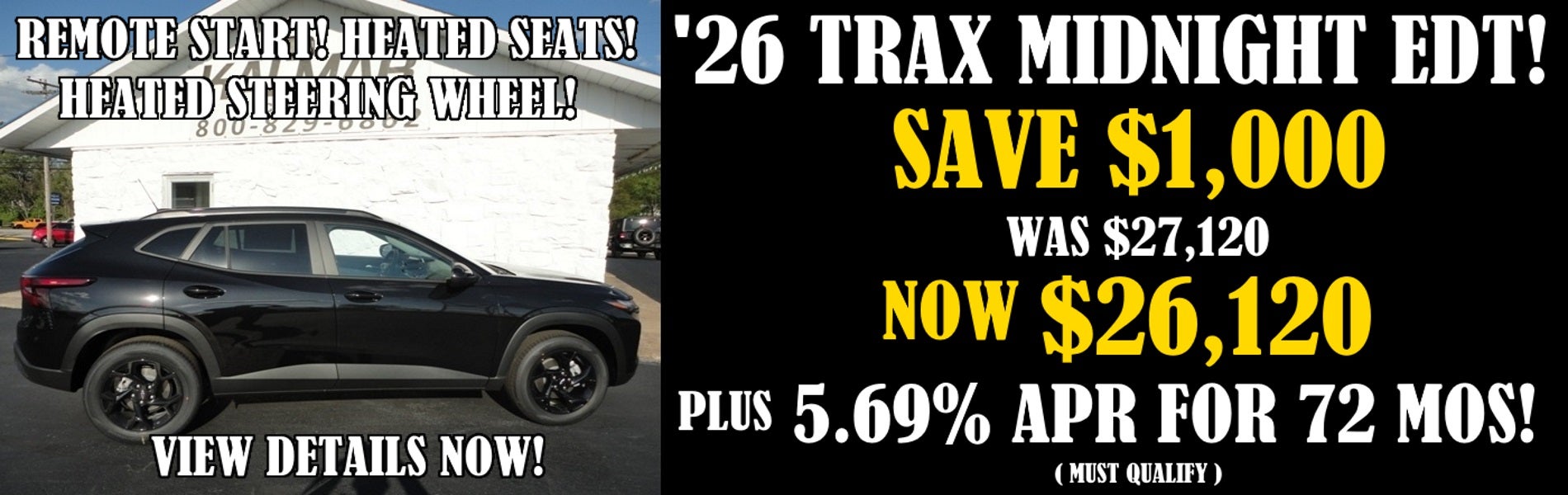 2026 Chevy Trax LT Midnight Edition