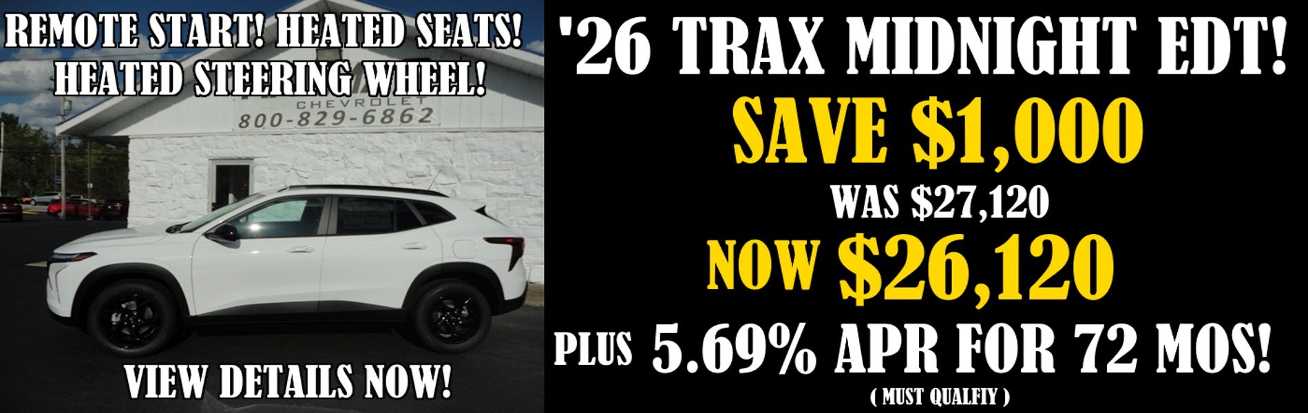 2026 Chevy Trax LT Midnight Edition