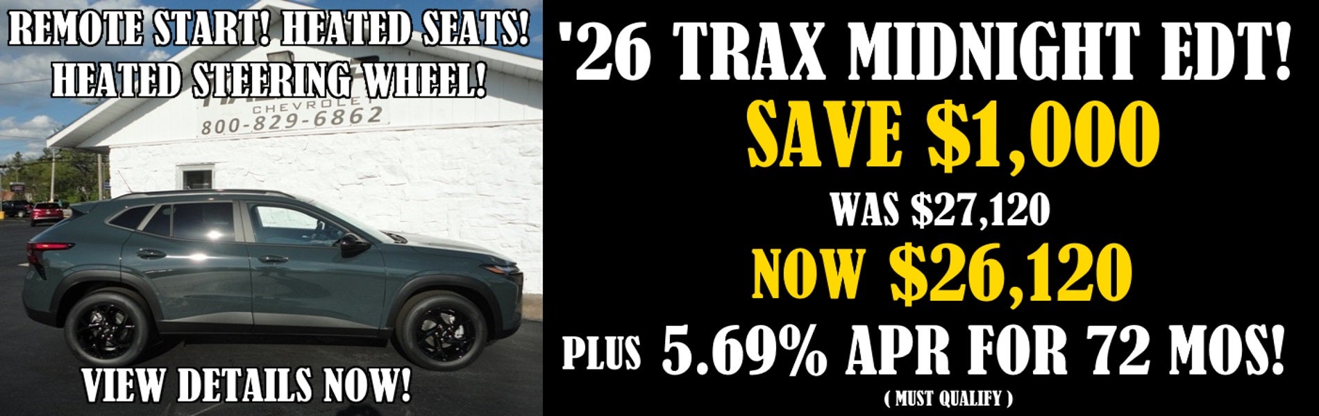 2026 Chevy Trax LT Midnight Edition