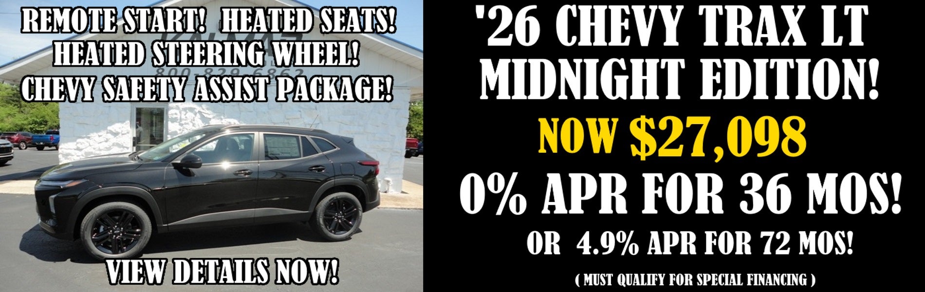 2026 Chevy Trax LT Midnight Edition