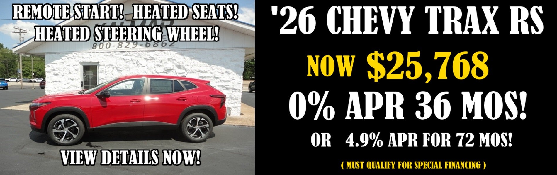 2026 Chevy Trax RS