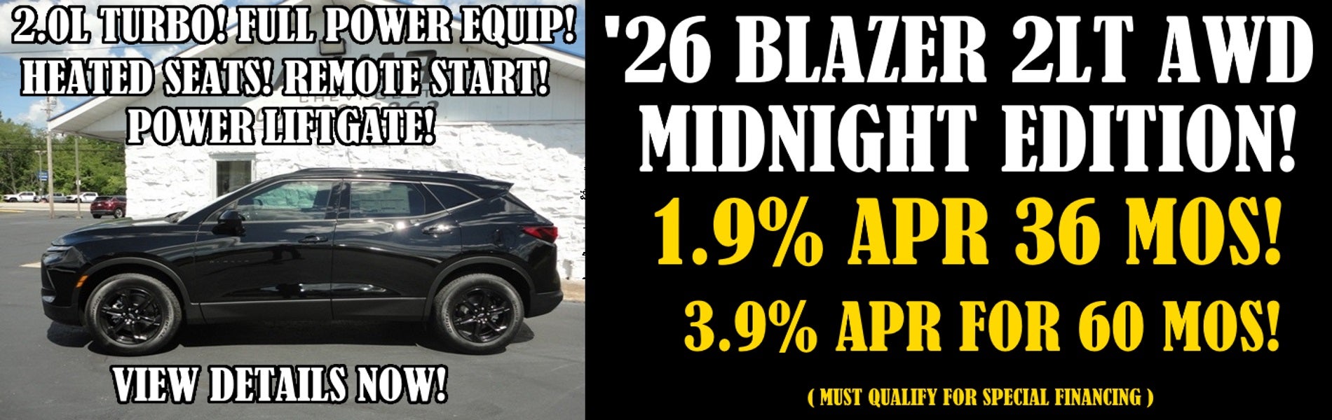 2026 Chevy Blazer 2LT Awd Midnight Edt.