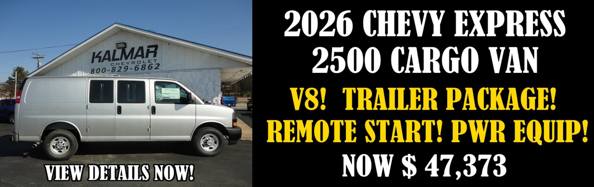 2026 Chevy Express 2500 Cargo Van