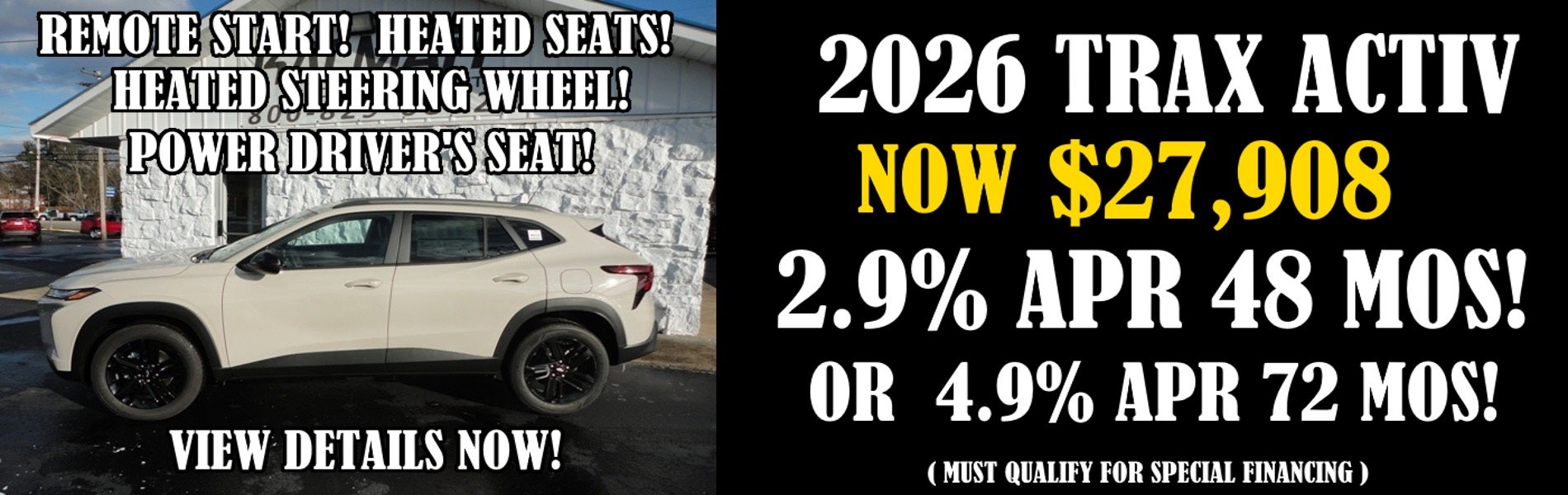 2026 Chevy Trax Activ